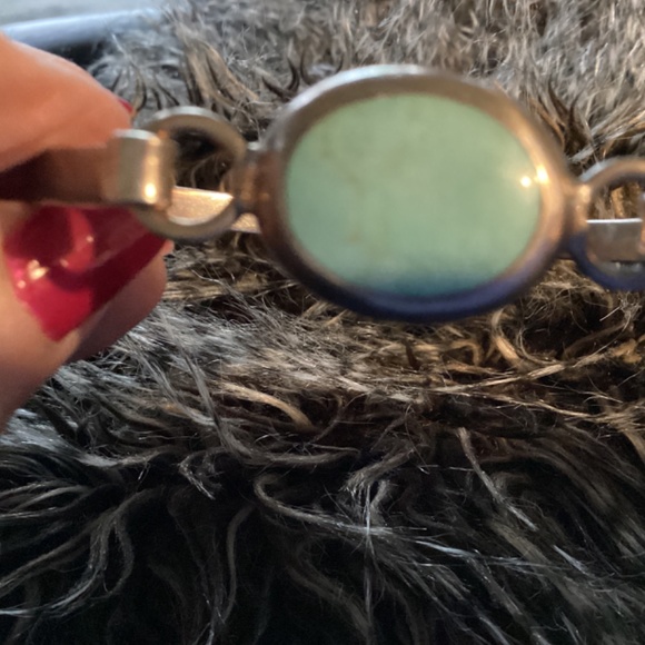 Turquoise, beautiful bracelet, signed Mexico 925 lovely lovely design - Picture 12 of 12